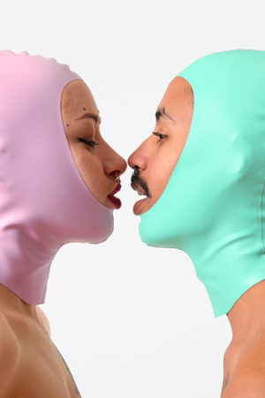 OPEN FACED MASK