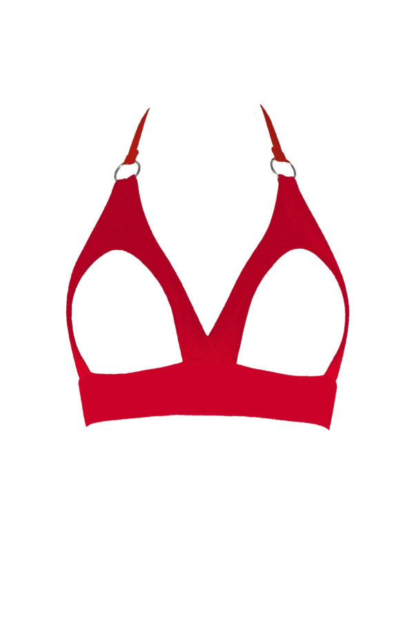 Foxy Frame Bra Front Red